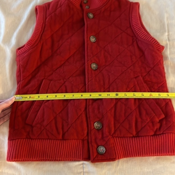 Loro Piana Men’s 100% Cashmere Vest in Red - Picture 13 of 16